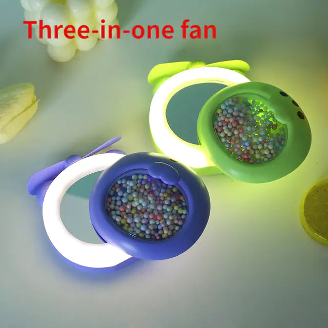 Cute Mini 3-in-1 Light & Ventilator